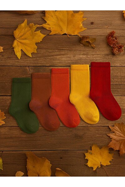 Civil Boys Basic 5'Li 2-12 Yaş Erkek Soket Çorap - Standart 4-5 Yaş
