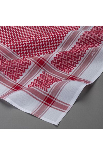 Al Bassam Al-Bassam | Al-Bassam Breeze Shemagh, Dark Red, Made in Saudi Arabia