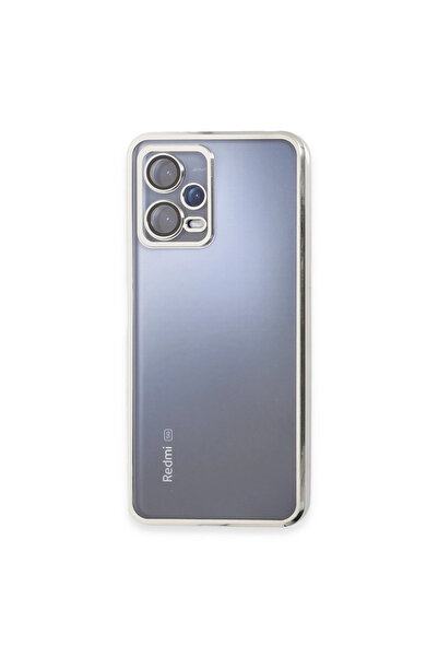 eco port حافظة بوكو X5 5G من السيليكون مع عدسة حماية للكاميرا - فضي