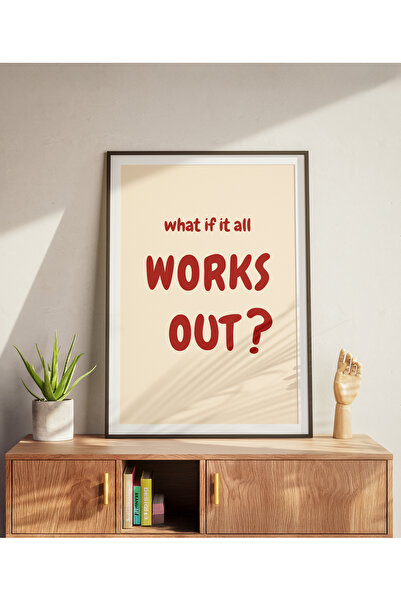 What If Çerçeveli Poster