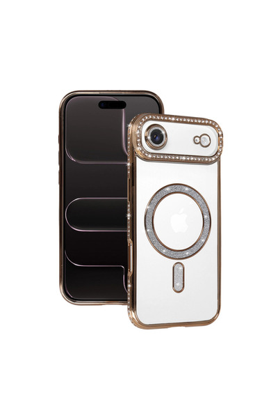 eco port iPhone 17 Air Joke Simli Magneticsafe Case - Gold