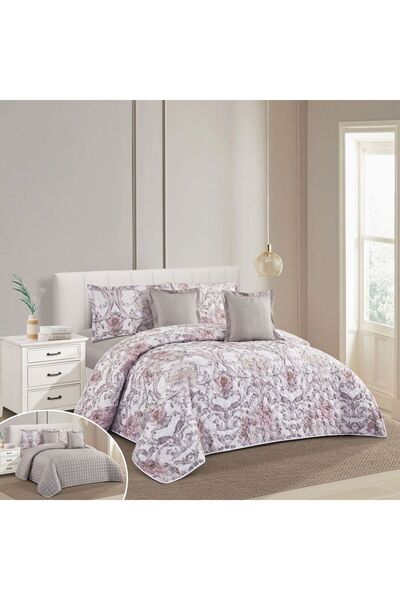 Predas Summer compressed bedspread, double-sided, single and a half size, 4 p...