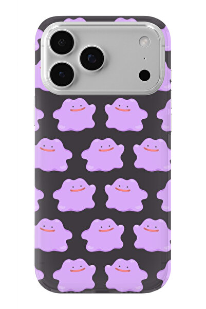 Multitronic حافظة شفافة مطبوعة بتصميم جيلي متوافقة مع آيفون 17 برو