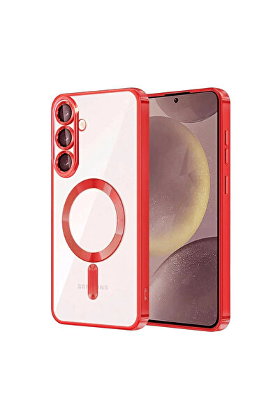 eco port غطاء سامسونج جالاكسي S26 كروس مغناطيسي آمن - أحمر