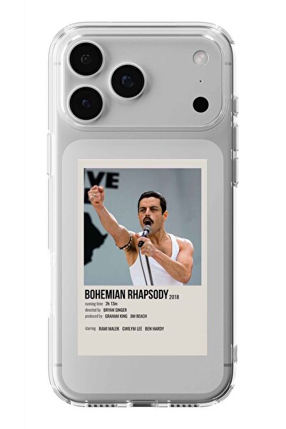 Multitronic حافظة شفافة مطبوعة بتصميم ملصق Queen Bohemian Rhapsody متوافقة مع...