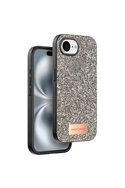 eco port غطاء آيفون 16e اللامع - تيتانيوم صحراوي