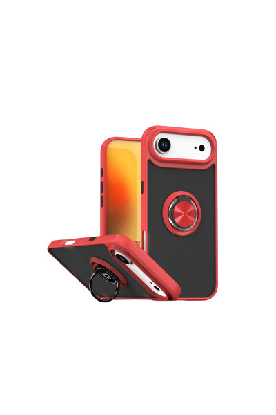 eco port iPhone 17 Air Montreal Ring Silicone Cover - Red