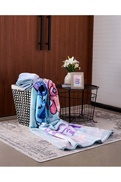 REDTAG Lilac Stitch Kids Blanket (Single Size)