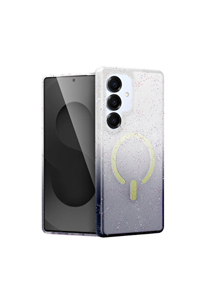 eco port غطاء سامسونج جالاكسي إس 25 بلس بوميل شايني ماج سيف - أسود