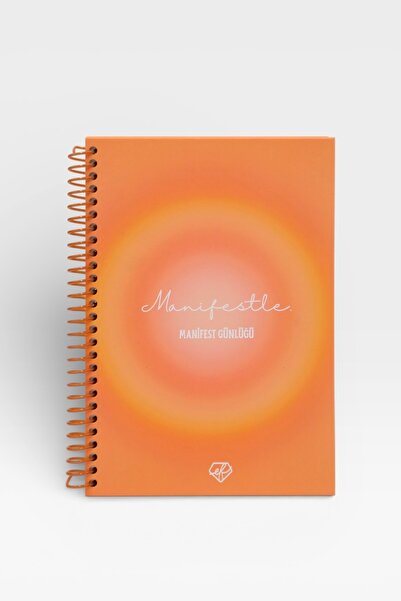 EFBUTİK Manifestle Manifest Diary Agenda Orange S3