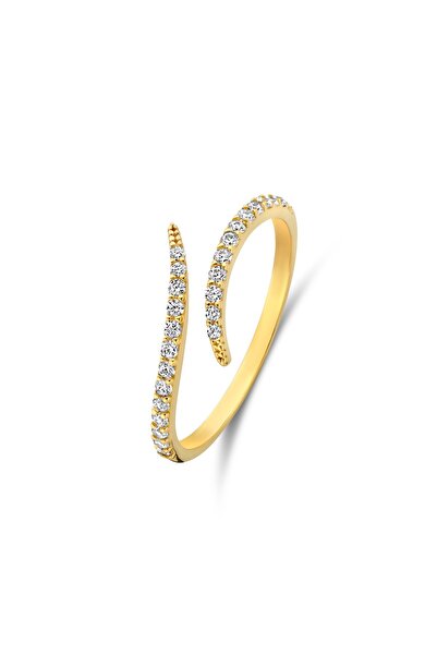 Beloro Jewels Monte Napoleone Stella 9-Karat-Goldring mit Zirkonia BO330031