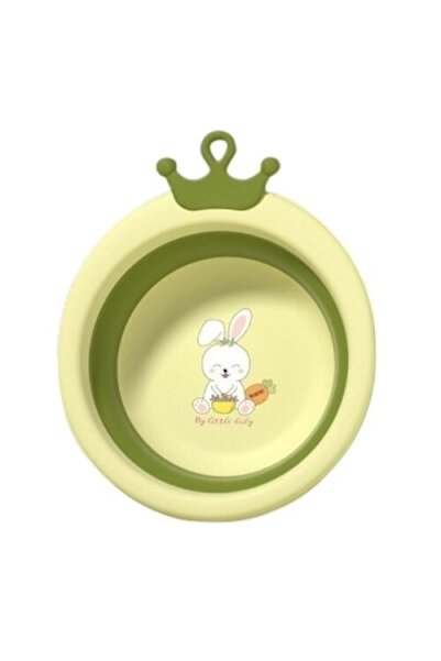 Avaleea Cadă de baie pliabilă pentru bebeluși - Model rotund cu iepuraș