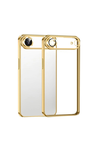 eco port iPhone 17 Air Silicone with Camera Protection Lens - Gold