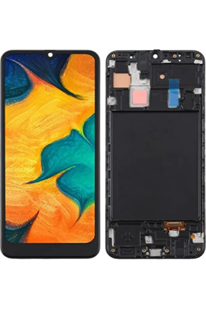 CEPAKS Samsung Galaxy A50 Çıtalı (Kasalı) OLED Dokunmatik LCD Ekran Panel