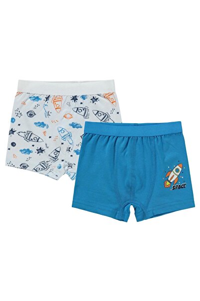 Civil Boys Space 2-10 Years Old 2-Piece Boxer Set - Standard 10-11 Years Old