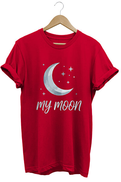 remonz My Moon Written T-Shirt – Romantic Moon Design Lover's T-Shirt Unisex ...