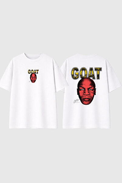 urbvn Μπλουζάκι Goat 2 με στάμπα σε λευκό χρώμα, oversized