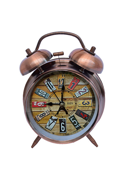 PUFO Colorful life in Paris alarm clock, with dial lighting button, metallic,...