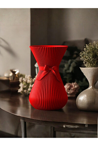 Kat Kat Design Yılbaşı Ruhu Fiyonklu Vazo