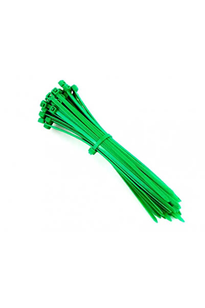 Narpo Set 100 buc bride plastic, autoblocare, 4.5 x 200 mm, max 22 kg, verde,...