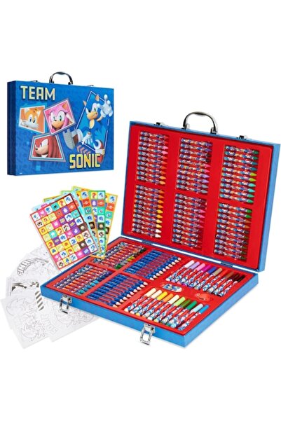 SONIC THE HEDGEHOG Complete Coloring Set with Sonic