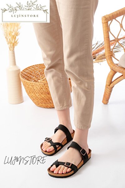 ljn lujinstore Luji̇nstore Women's Flip-Flops with Orthopedic Sole and Double...