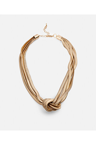 İpekyol Düğümlü ve çoklu zincir kolye