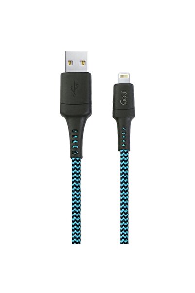 GOUİ Cablu de încărcare USB-A rezistent la Lightning