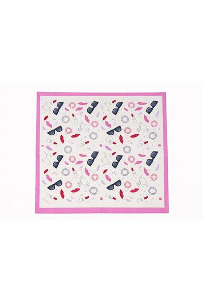 Luna Nueva 100% Silk Scarf 90X90 cm – Handcrafted Edges, Stylish Pattern, Sui...