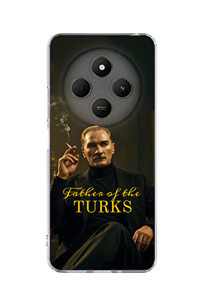 moonset Redmi 14C Uyumlu Baskılı Yumuşak Silikon Şeffaf Telefon Kılıfı