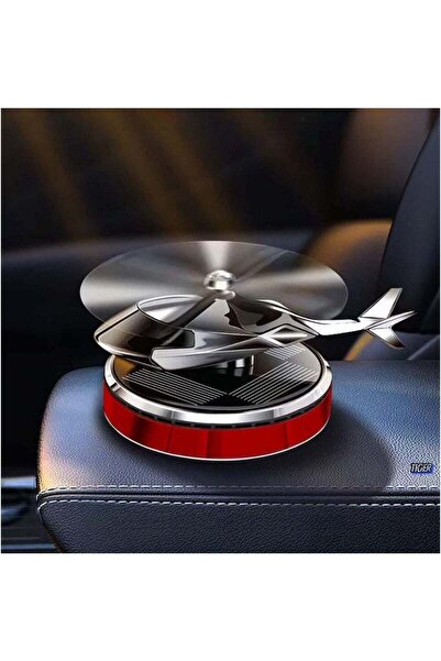 Generic معطر جو للسيارة على شكل طائرة هليكوبتر - عطر سيارة يعمل بالطاقة الشمس...