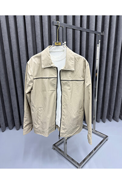 Avni Ceylan Minimal Luxe Zippered Leather Coat