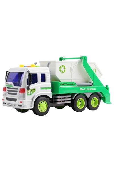 Maxx Wheels Garbage Recycling Truck with Container, Maxx Wheels, 1:16