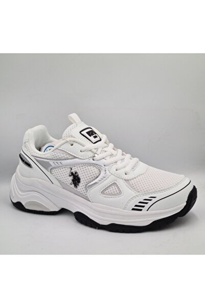 U.S. Polo Assn. Merida 6Fx White Women's Sneaker Sports Shoes