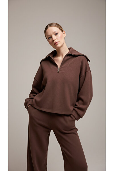 Perry Knitwear Suit Brown