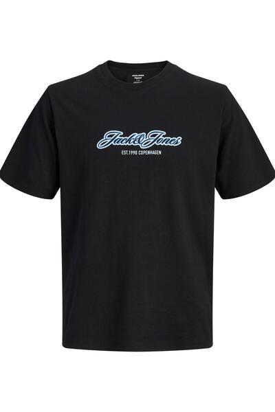 Jack & Jones Ανδρικό μπλουζάκι με τυπωμένο λογότυπο στο στήθος - Catskill