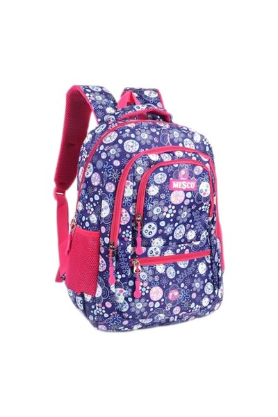 Mesco Ghiozdan școlar cu flori