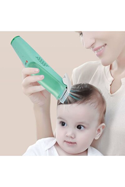 gen Baby Hair Clipper Cordless Rechargeable Children Hair Trimmer Safe Rounde...