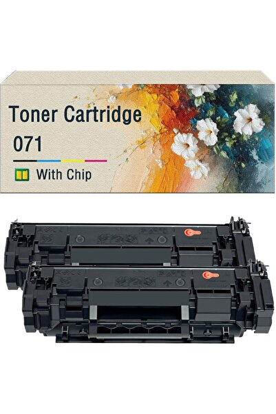 Canon CRG071 ÇİPLİ ImageCLASS LBP122dw MF272dw MF273dw MF275dw Printer 2pack ...