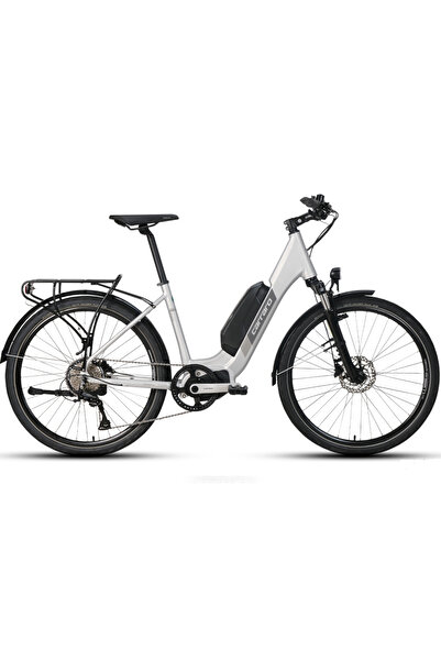 Carraro PADOVA ELEKTİRİKLİ SEHIR BİSİKLETİ 400H 8-V HD MAT GRI-KOYU GRI