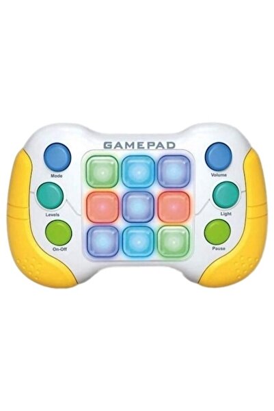 Avaleea Consolă de jocuri interactivă cu 6 butoane și 600 de niveluri, galben...