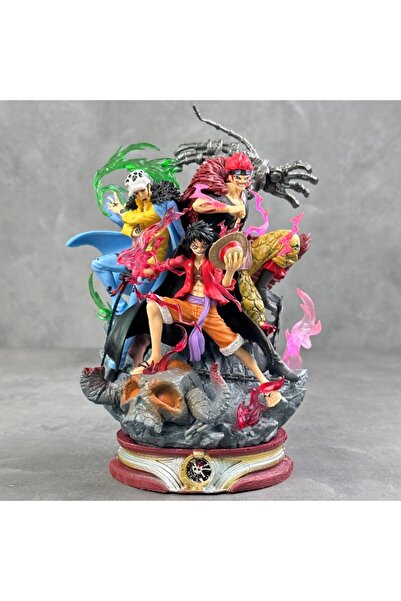 ErCorp One Piece 3 Kaptan Luffy Eustass Trafalgar Anime Figür