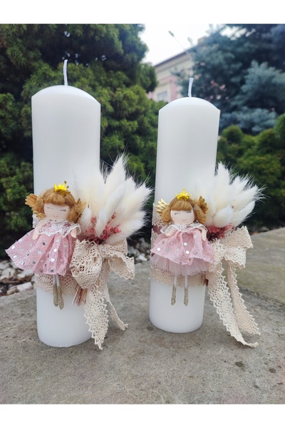 Lu Baptism Candle