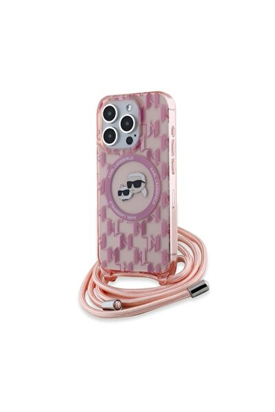 Evia Protective Case for iPhone 15 Pro, I39, Lexgard, Powder Pink Monogram Ka...
