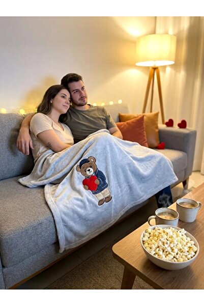 Lucy and Home Udobno srce ljubavi drži plišanog meduza Vezena Welsoft Tv Ćebe...