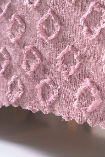 VELANORA HOME Pink Sofa Cover 175X215 cm Sofa Bed Cover Premium Chenille Jacquard Fabric Non-Slip, Washable