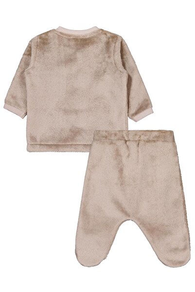 Civil Baby Teddy Bear Embroidered 1-9 Month Pajama Set - Brown 6-9 Months