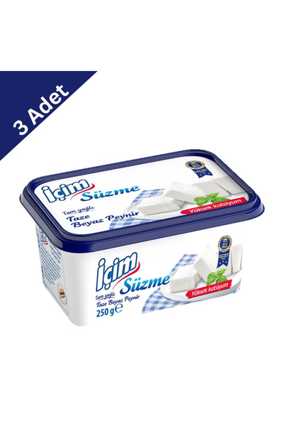 İçim Süzme Peynir 250 g x 3 Adet