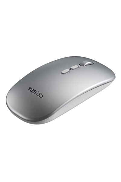 Yesido Wireless Mouse for Laptop, PC, 1600 DPI KB15, Silver