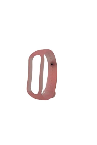 OEM Silicone Fitness Bracelet Strap Compatible with Xiaomi Mi Band 5, Pink